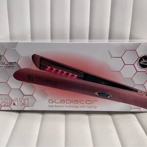 Gladiator Rose Gold Hair Straightener 450 degrees 1” NEW